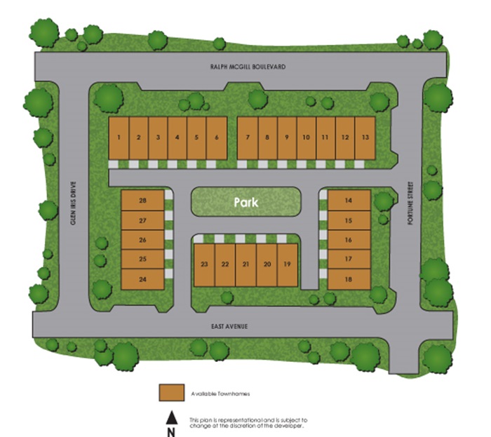 The Square site plan
